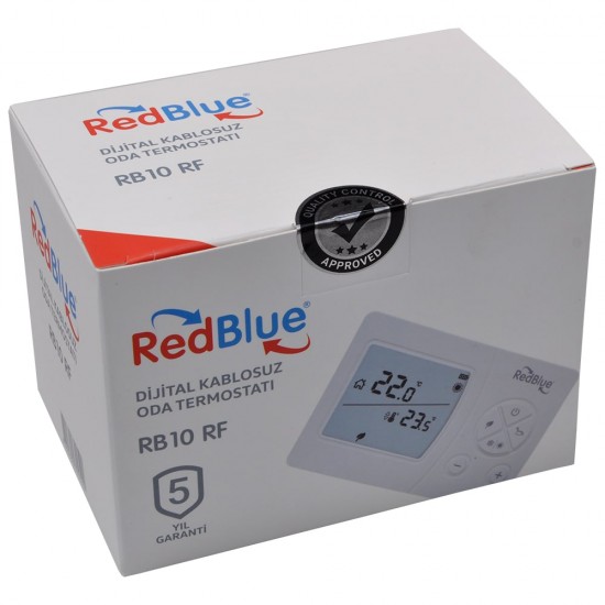 Redblue RB10 RF Kablosuz Dijital Oda Termostatı