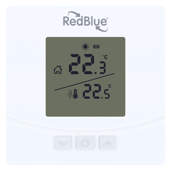 Redblue SQUARE 05 RF Kablosuz Dijital Oda Termostatı (Smart Değildir)
