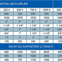 Ünmak 100 Lt. Boyler Tek Serpantinli Dik Tip